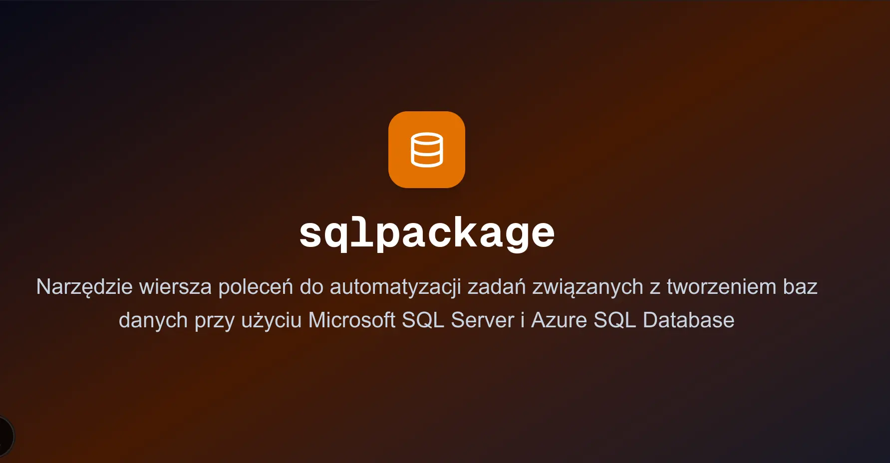 sqlpackage